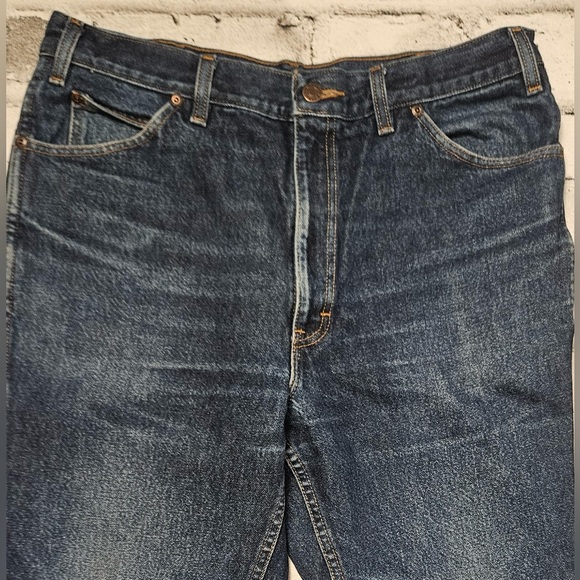 Dakota Dark Wash Straight Leg Jeans High Rise Classic Denim - 36x32 - Picture 3 of 11